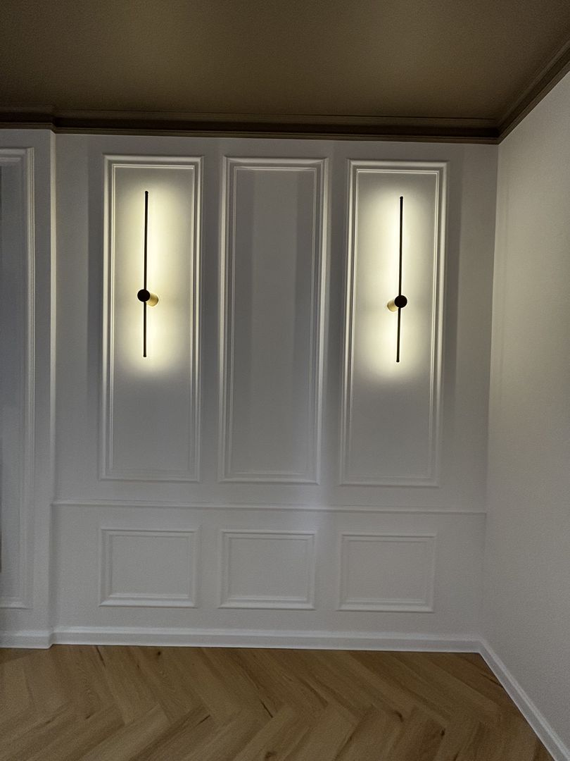 Ściana z oświetleniem